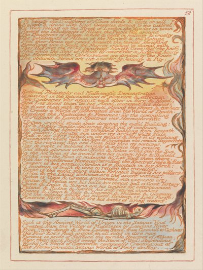 Jerusalem, Tafel 58 von William Blake